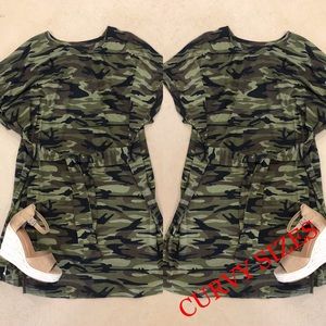 Camo Dress (Plus size)